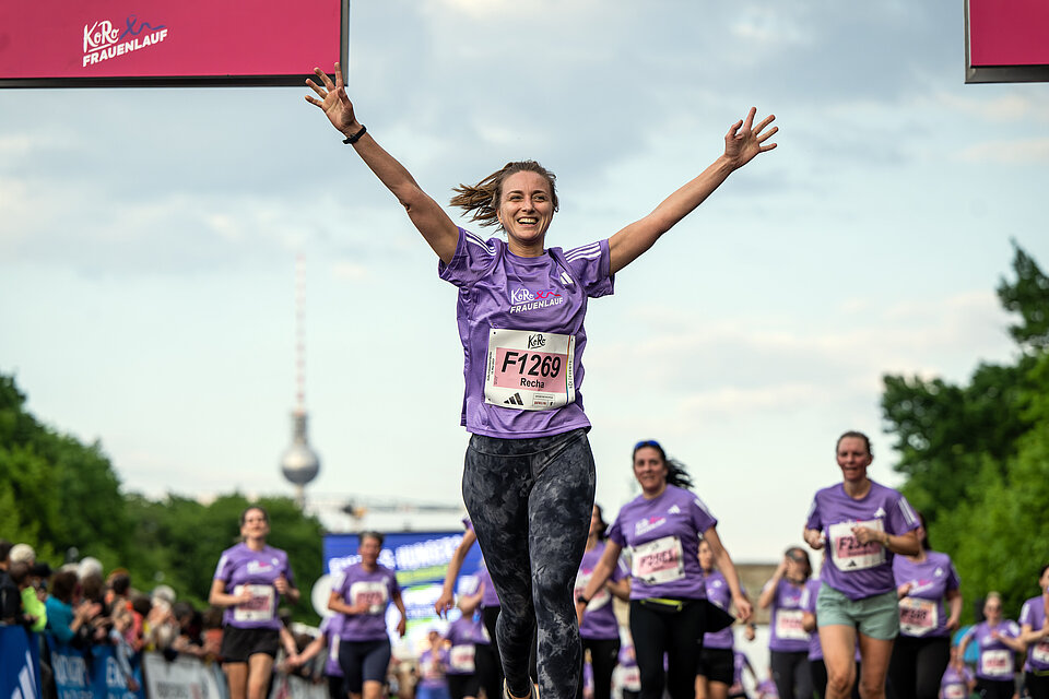 The KoRo Women's Run Berlin 2023 was a great pleasure for the participants. © SCC EVENTS - Tilo Wiedensohler