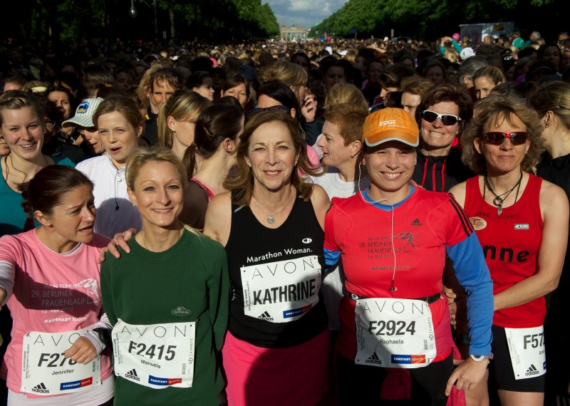 Katherine Switzer 2012 at the start in Berlin © SCC EVENTS